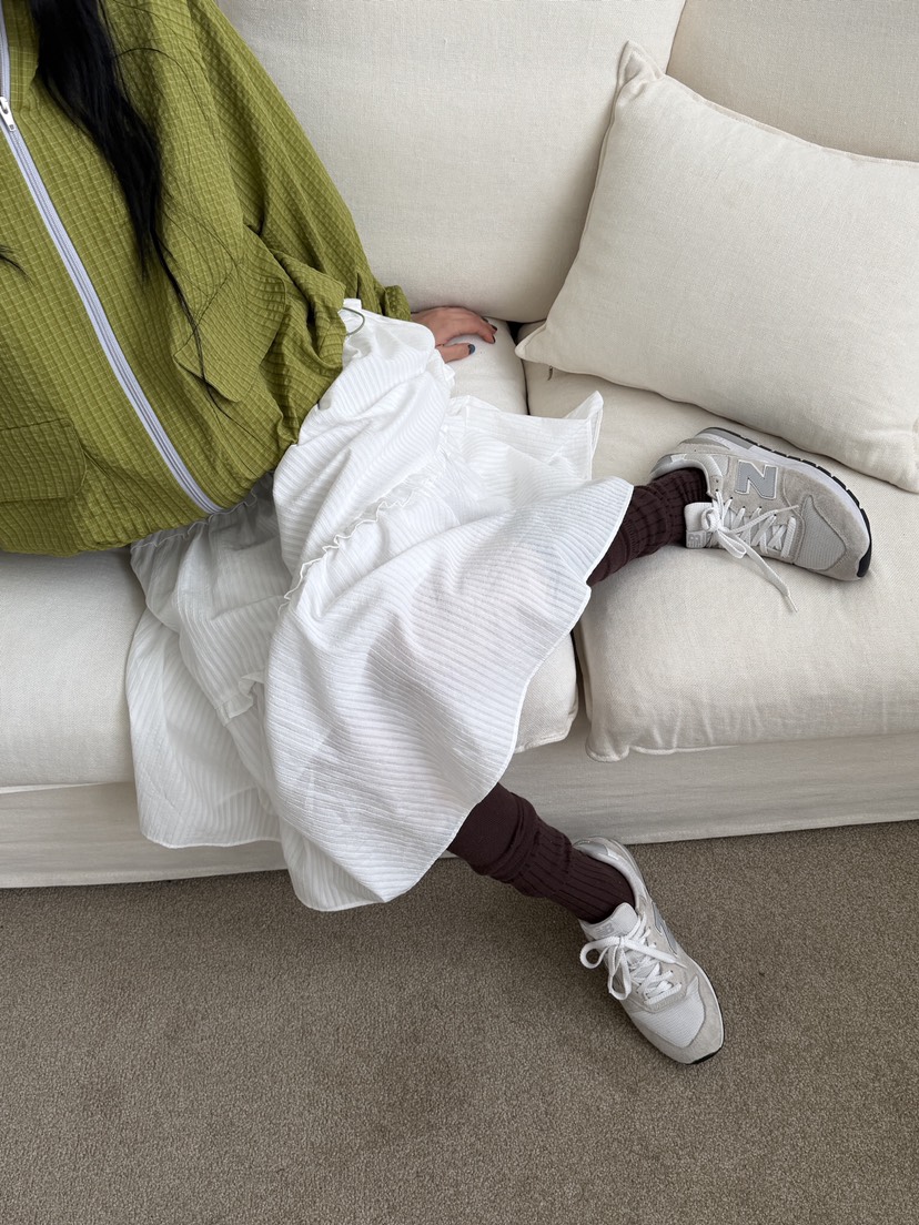 LAIVE韓國直郵女士新品時尚26春夏真品休閑人氣半身裙中短裙LAIVE半身裙/中短裙