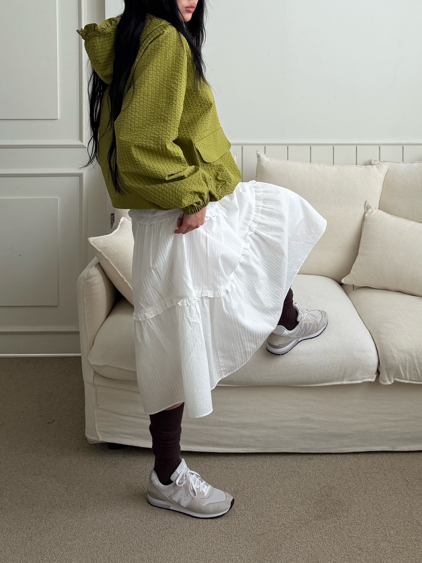 LAIVE韓國直郵女士新品時尚26春夏真品休閑人氣半身裙中短裙LAIVE半身裙/中短裙