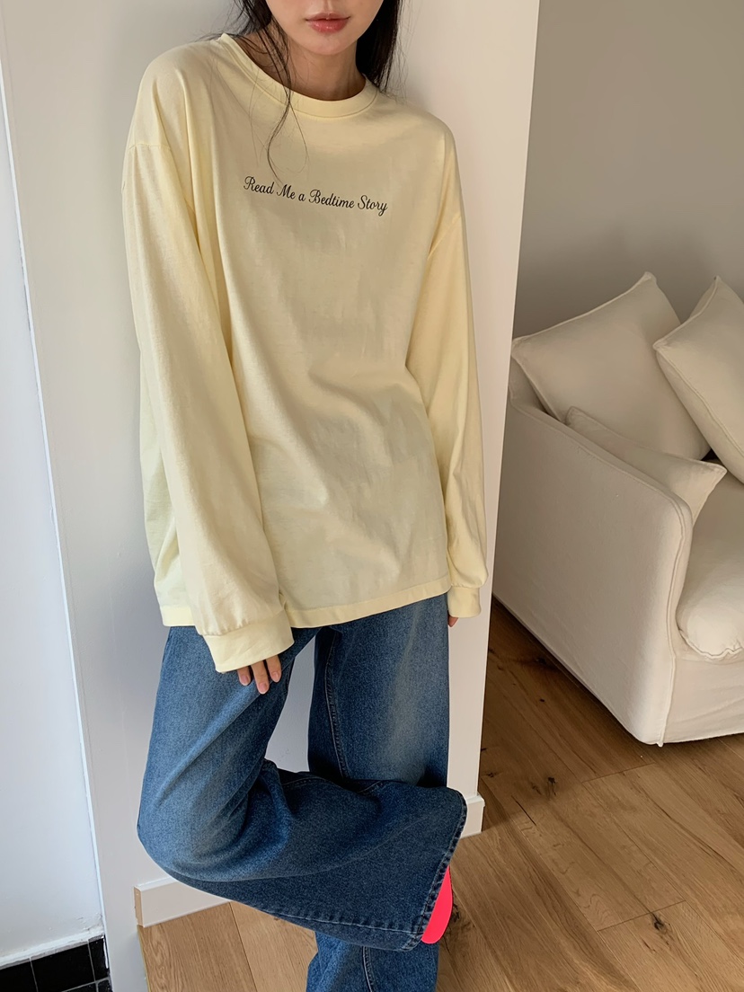 LOVE MY SANTA東大門實拍女裝新款熱賣職業真品長袖T恤Santa/LOVE MY SANTA長袖T恤圖色2