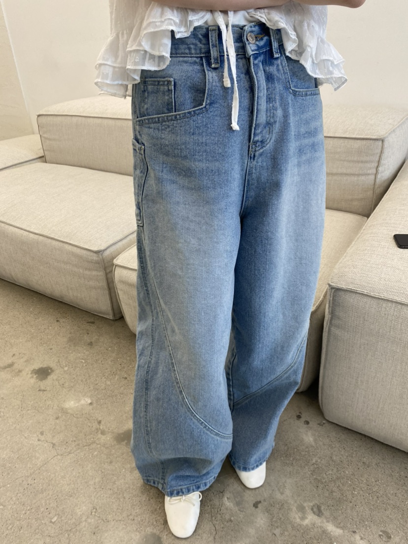 COCOMATON東大門代購女士新品熱賣人氣26春夏職業牛仔褲口袋COCOMATON牛仔褲