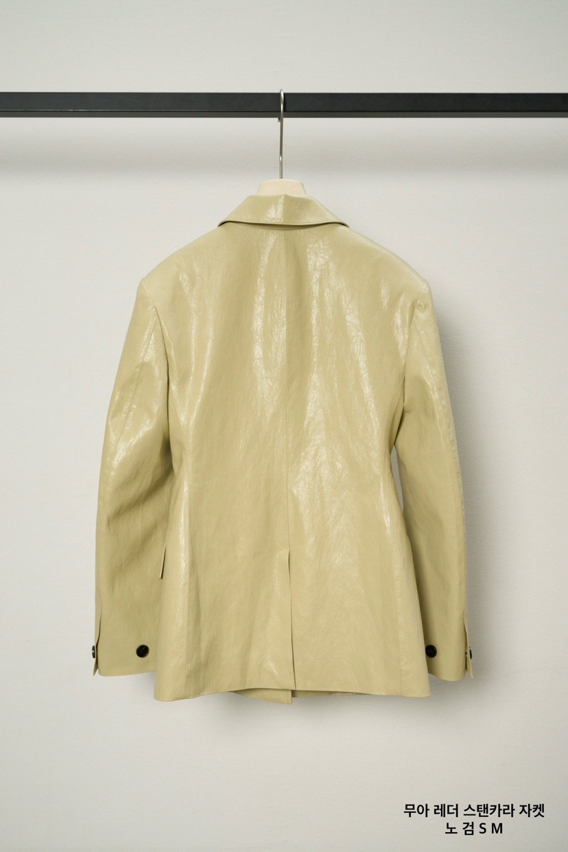 BLOSSOM韓國代購女裝新品人氣職業休閑熱賣真品時尚皮衣皮革BLOSSOM皮衣