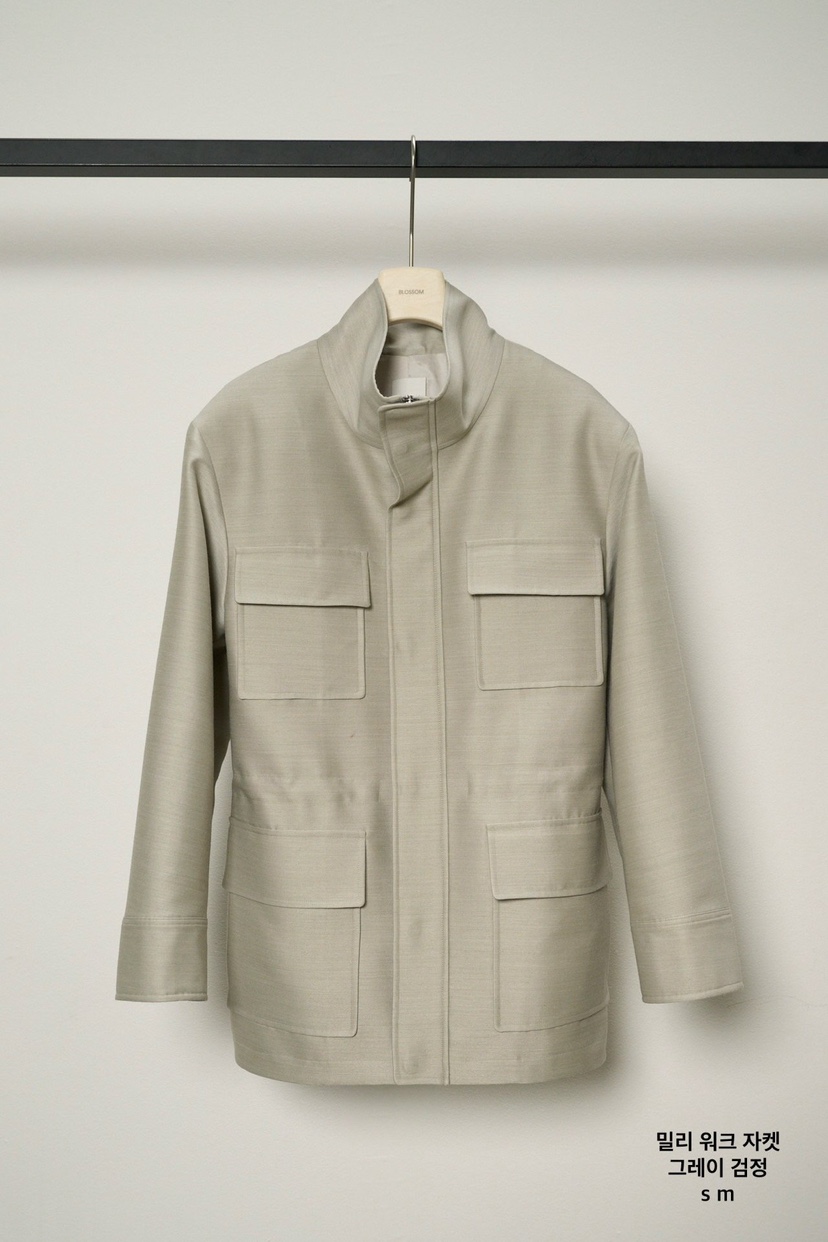 BLOSSOM韓國代購女士新品人氣26春夏推薦休閑職業真品夾克BLOSSOM夾克圖色1