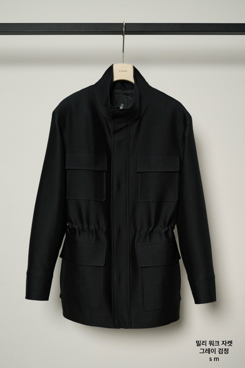 BLOSSOM韓國代購女士新品人氣26春夏推薦休閑職業真品夾克BLOSSOM夾克圖色2