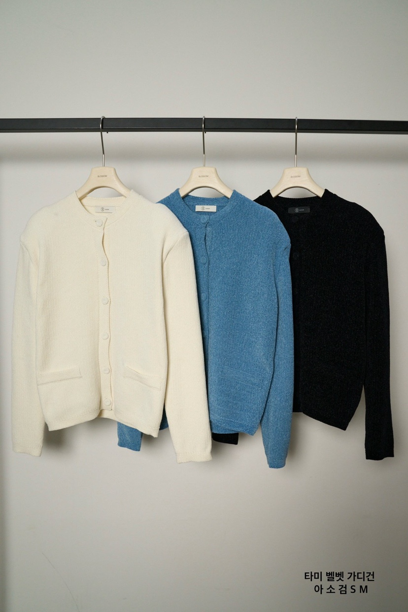 BLOSSOM東大門代購女士新款26春夏職業休閑毛衣天鵝絨開衫BLOSSOM毛衣