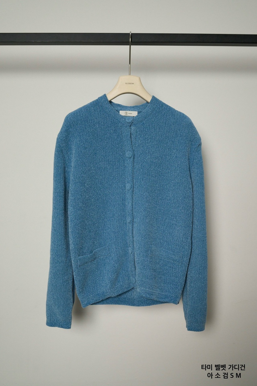 BLOSSOM東大門代購女士新款26春夏職業休閑毛衣天鵝絨開衫BLOSSOM毛衣圖色2