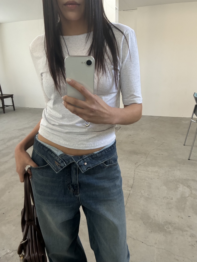 ACME韓國直郵女裝新款人氣休閑真品26春夏職業推薦時尚T恤ACMET恤