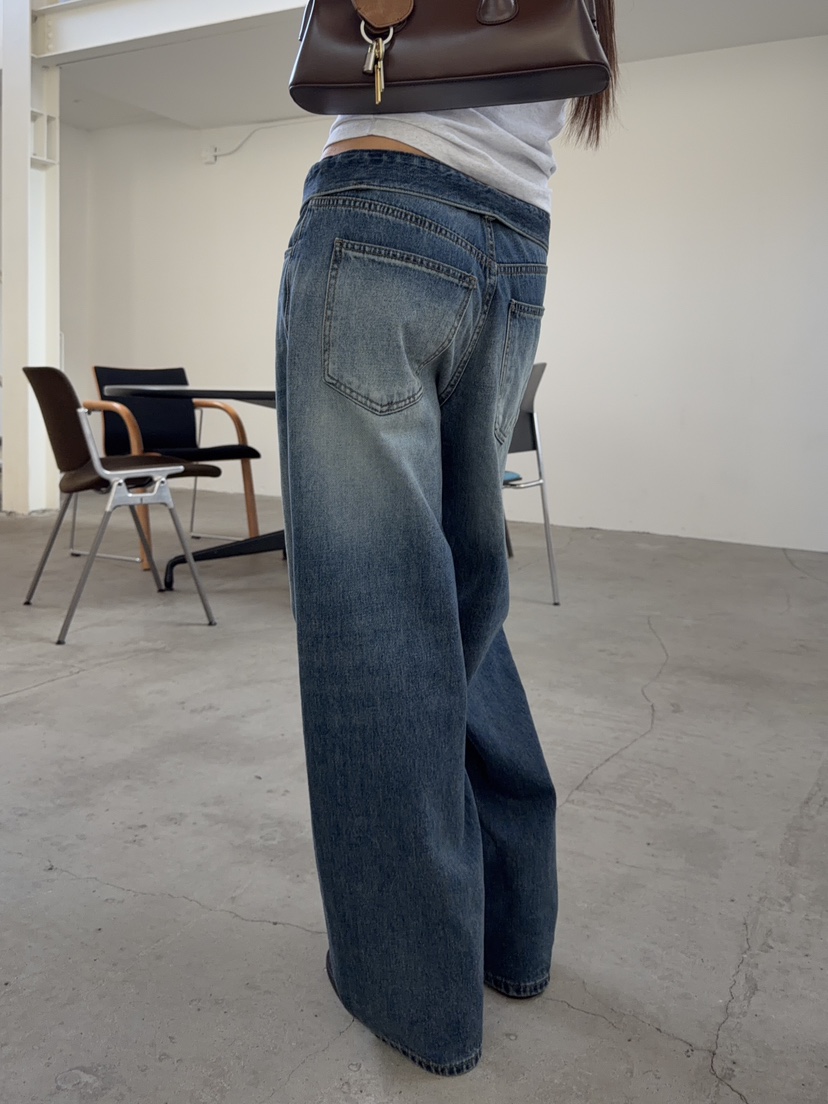 ACME東大門直郵女士新品職業休閑時尚推薦熱賣26春夏牛仔褲ACME牛仔褲