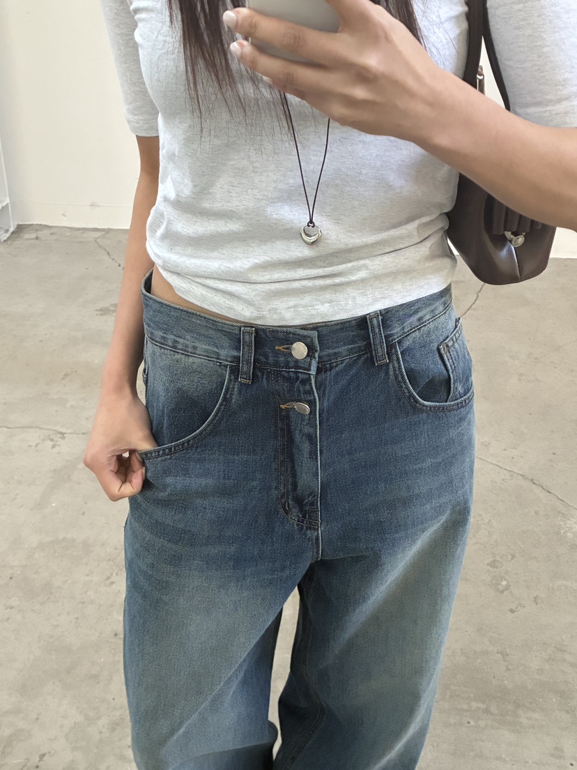 ACME東大門直郵女士新品職業休閑時尚推薦熱賣26春夏牛仔褲ACME牛仔褲