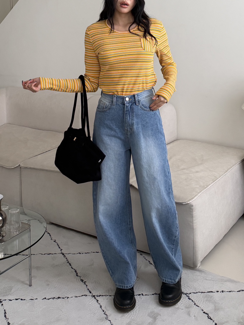 LAIVE東大門直郵女裝新款26春夏時尚推薦職業休閑人氣牛仔褲LAIVE牛仔褲