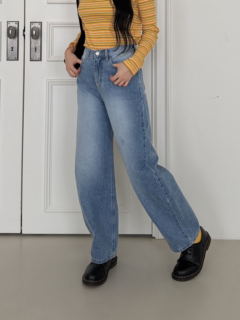 LAIVE東大門直郵女裝新款26春夏時尚推薦職業休閑人氣牛仔褲LAIVE牛仔褲