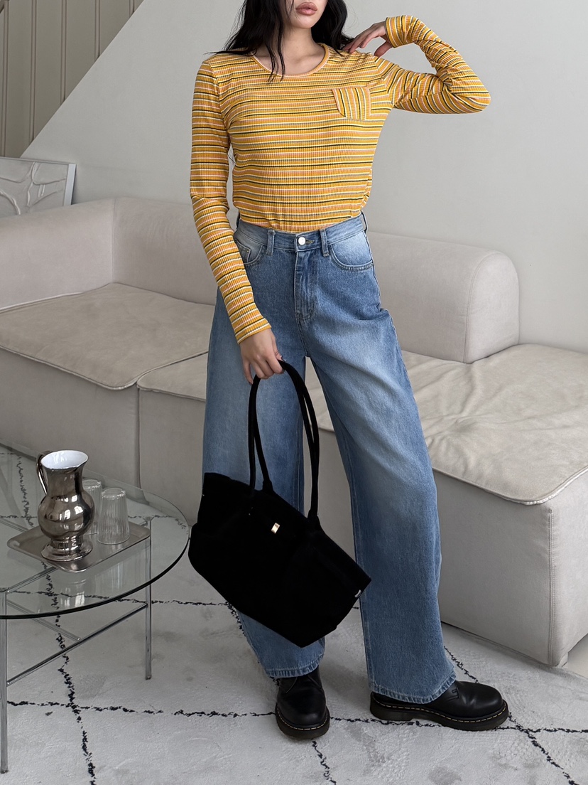 LAIVE東大門直郵女裝新款26春夏時尚推薦職業休閑人氣牛仔褲LAIVE牛仔褲