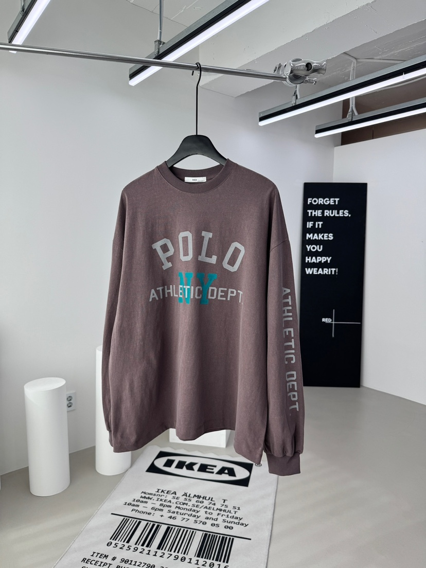 RED-A東大門代購女裝新款人氣26春夏推薦休閑職業長袖T恤RED-A長袖T恤圖色4