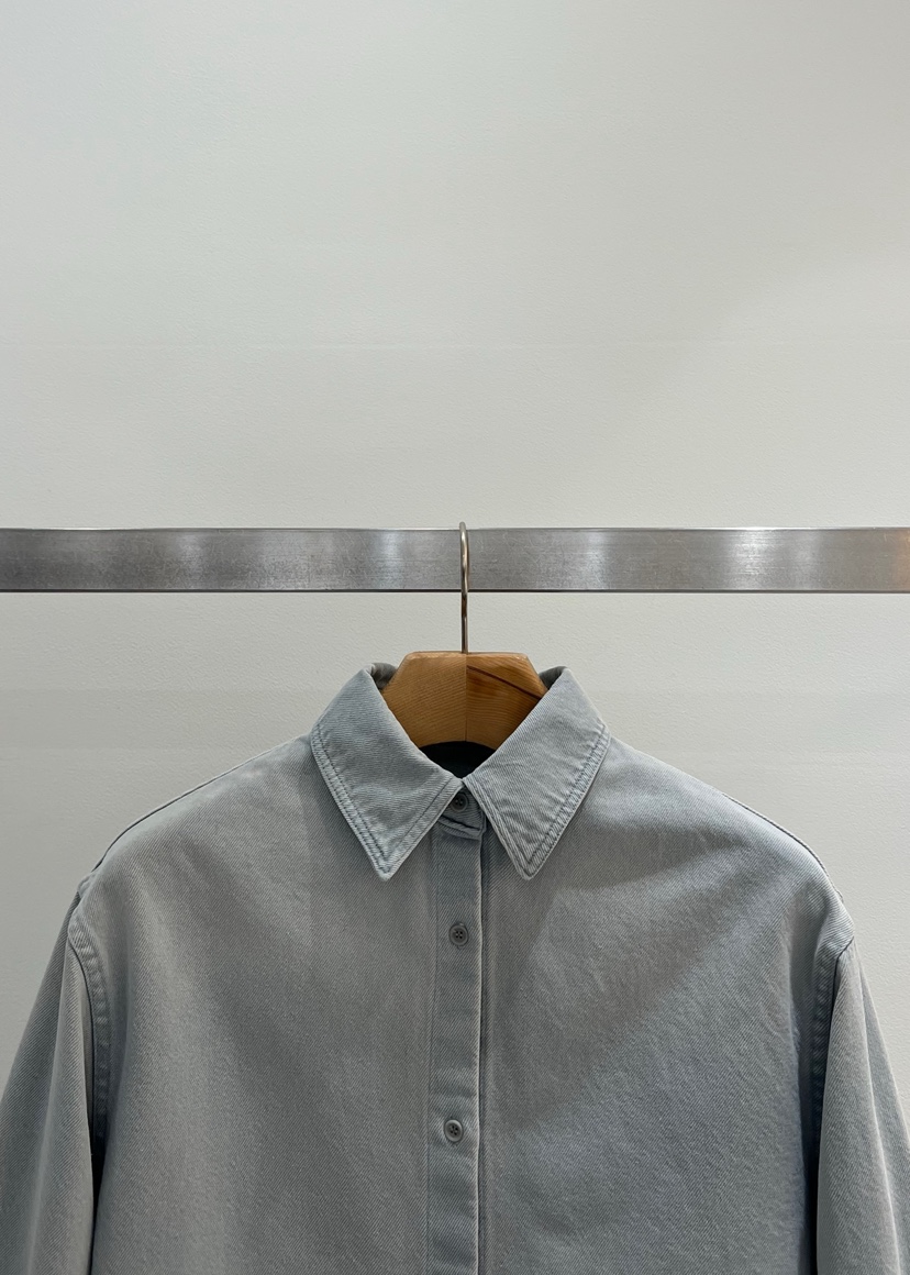 ONESTASTE東大門實拍女士新品真品職業襯衫蕾絲衫水洗牛仔布TASTE/ONESTASTE襯衫/蕾絲衫