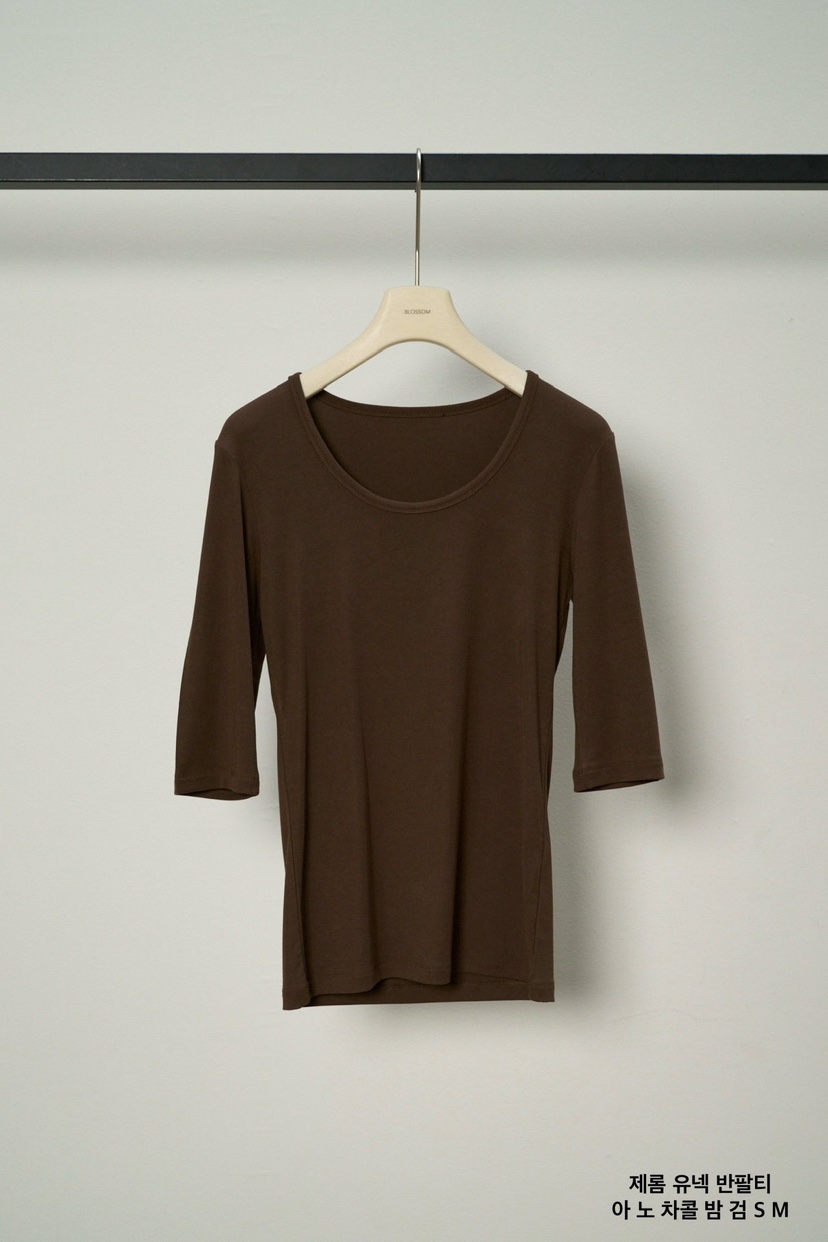 BLOSSOM韓國直郵女裝新品推薦26春夏熱賣真品時尚休閑T恤BLOSSOMT恤圖色2