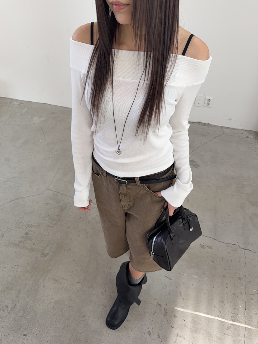 ACME韓國代購女士新品熱賣職業26春夏真品休閑人氣長袖T恤ACME長袖T恤