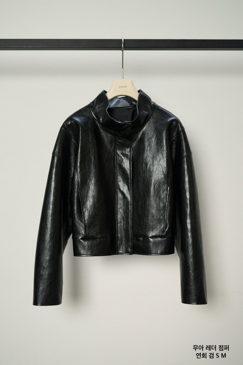 BLOSSOM東大門代購女裝新品真品時尚人氣休閑職業皮衣皮革BLOSSOM皮衣圖色2