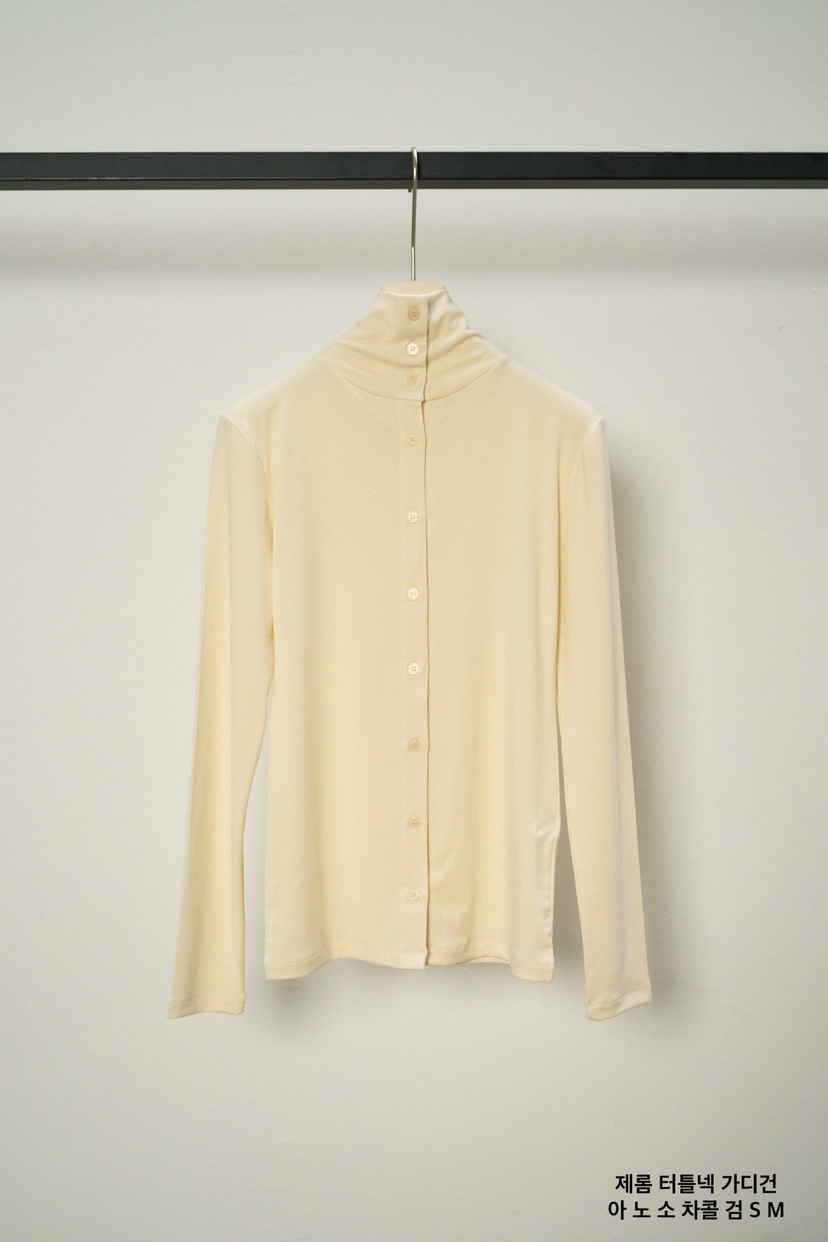 BLOSSOM東大門直郵女士新款休閑時尚26春夏長袖T恤高領開衫BLOSSOM長袖T恤圖色2