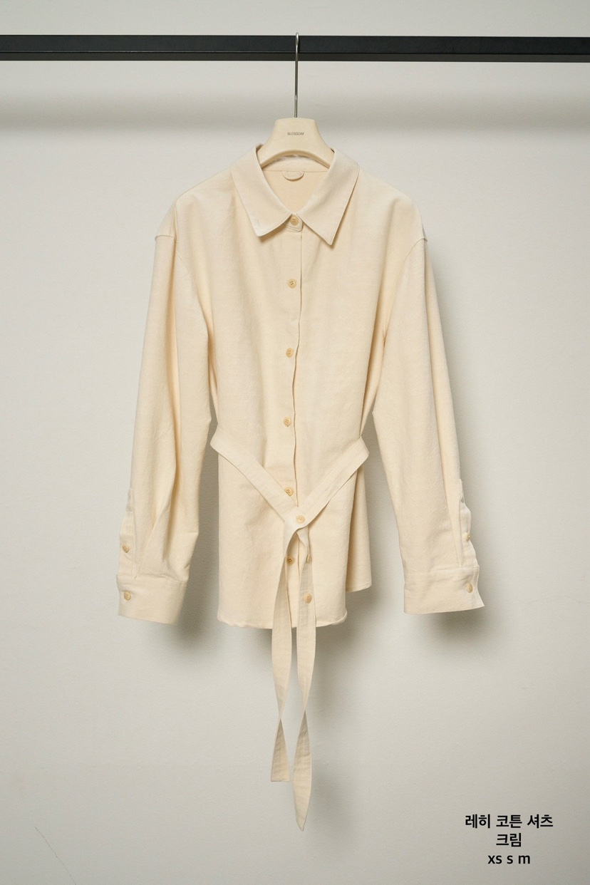 BLOSSOM韓國代購女士新款人氣熱賣真品職業時尚夾克含腰帶棉BLOSSOM夾克圖色1