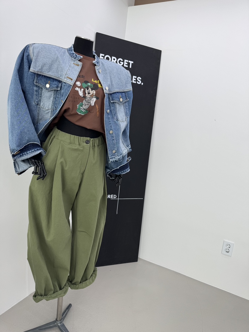 RED-A韓國代購女裝新款推薦休閑26春夏職業時尚人氣休閑褲RED-A休閑褲