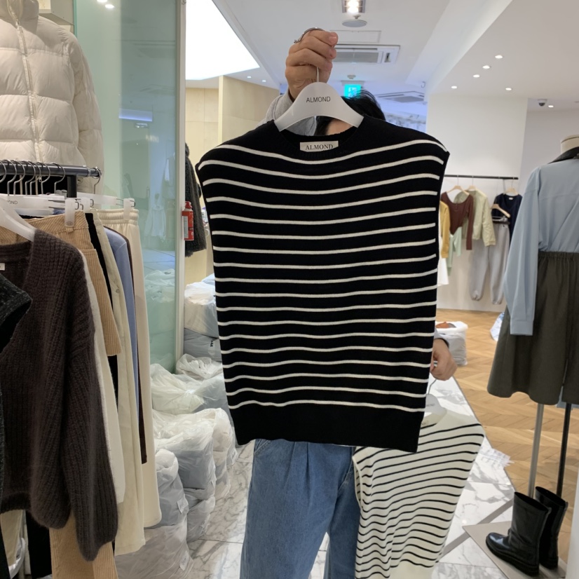 ALMOND東大門實拍女士新品熱賣人氣時尚休閑推薦吊帶背心ALMOND吊帶/背心圖色2