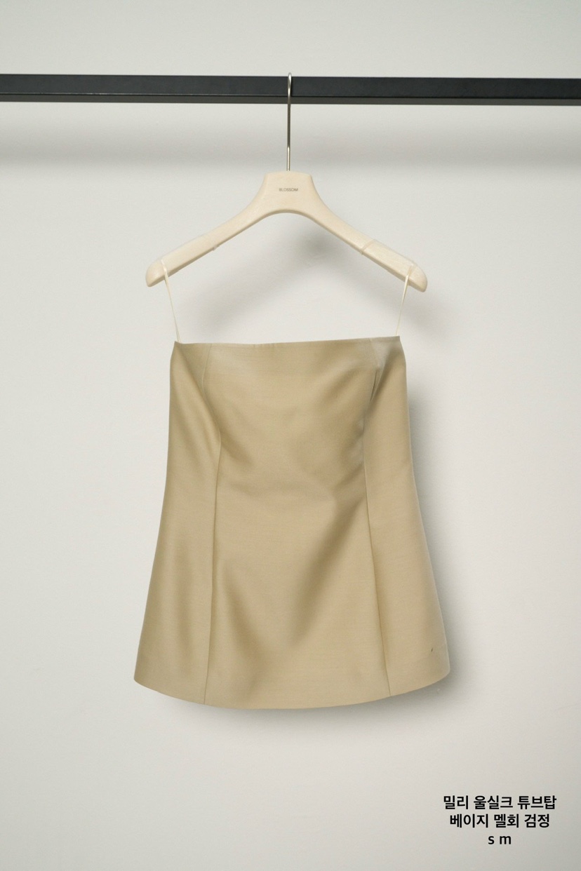 BLOSSOM韓國直郵女士新款職業人氣真品休閑吊帶背心羊毛絲綢BLOSSOM吊帶/背心圖色3