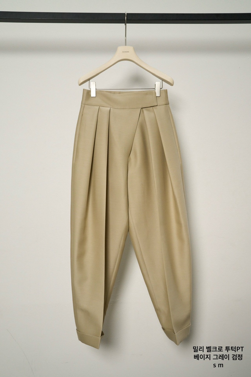 BLOSSOM東大門直郵女士新品職業26春夏推薦人氣真品休閑褲BLOSSOM休閑褲圖色1