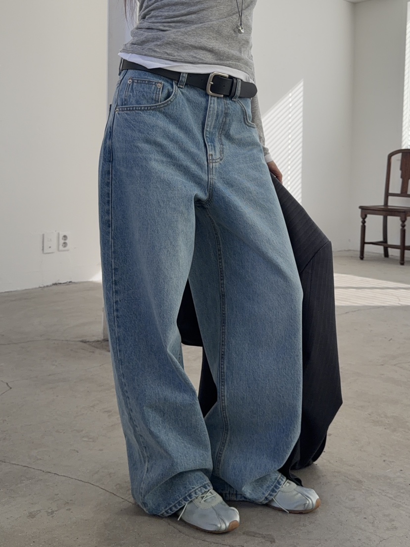 ACME東大門代購女裝新品人氣休閑時尚職業真品26春夏牛仔褲ACME牛仔褲