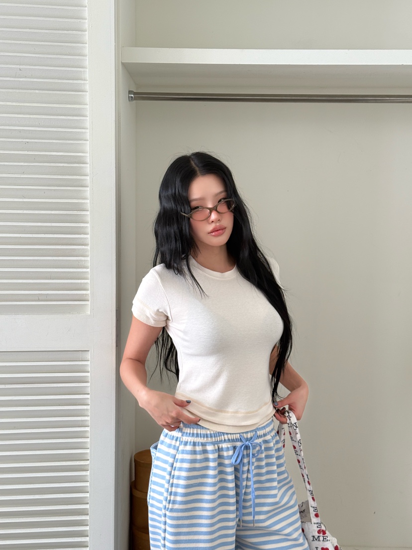 LAIVE東大門實拍女裝新款真品時尚推薦熱賣休閑人氣26春夏T恤LAIVET恤