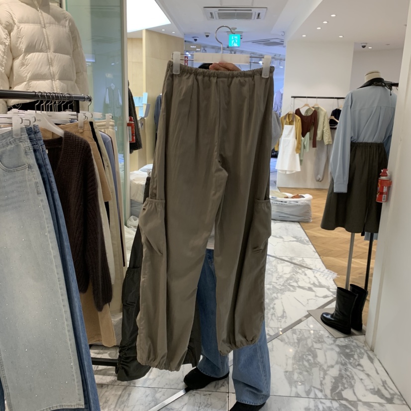 ALMOND東大門實拍女裝新款推薦熱賣真品職業休閑褲工裝褲ALMOND休閑褲