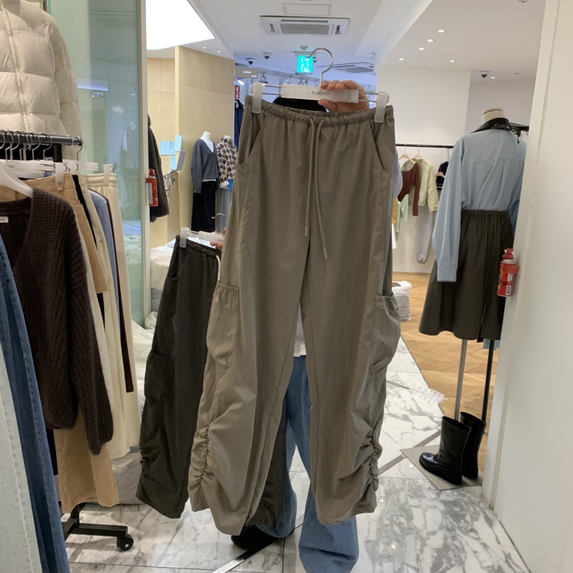 ALMOND東大門實拍女裝新款推薦熱賣真品職業休閑褲工裝褲ALMOND休閑褲圖色1