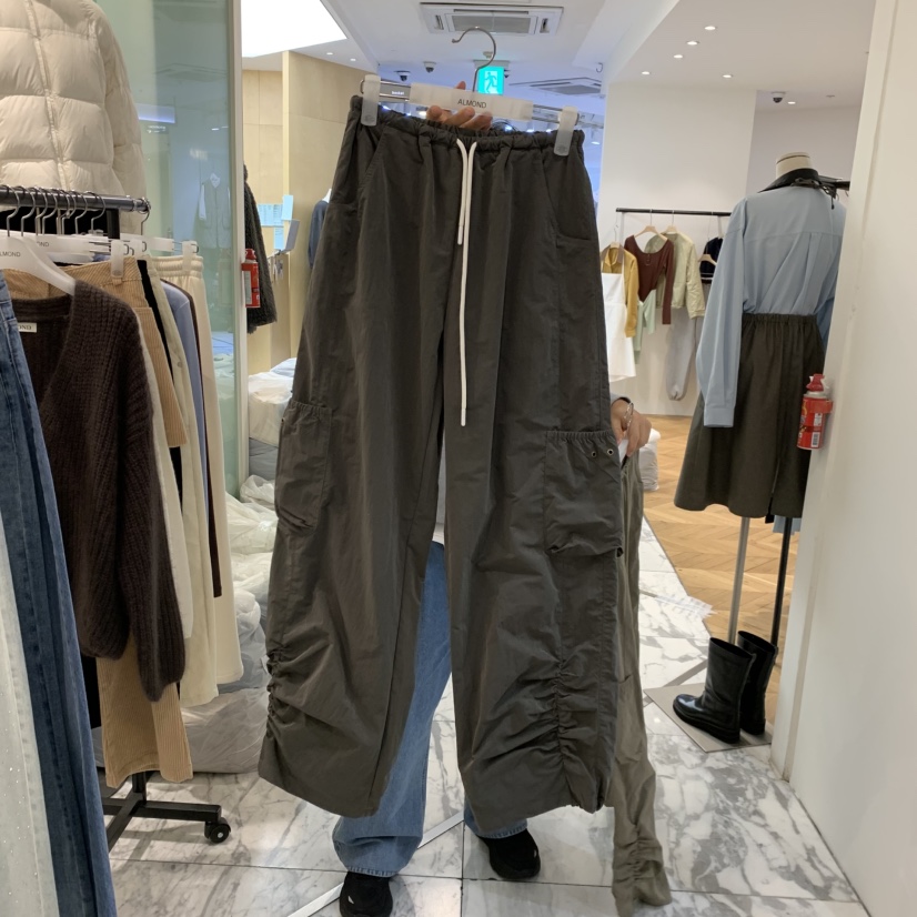 ALMOND東大門實拍女裝新款推薦熱賣真品職業休閑褲工裝褲ALMOND休閑褲圖色2