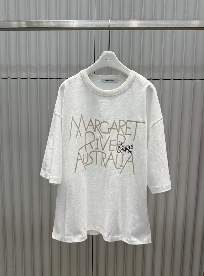 NCODE韓國直郵女士新品職業熱賣時尚真品人氣休閑26春夏T恤NCODET恤圖色1