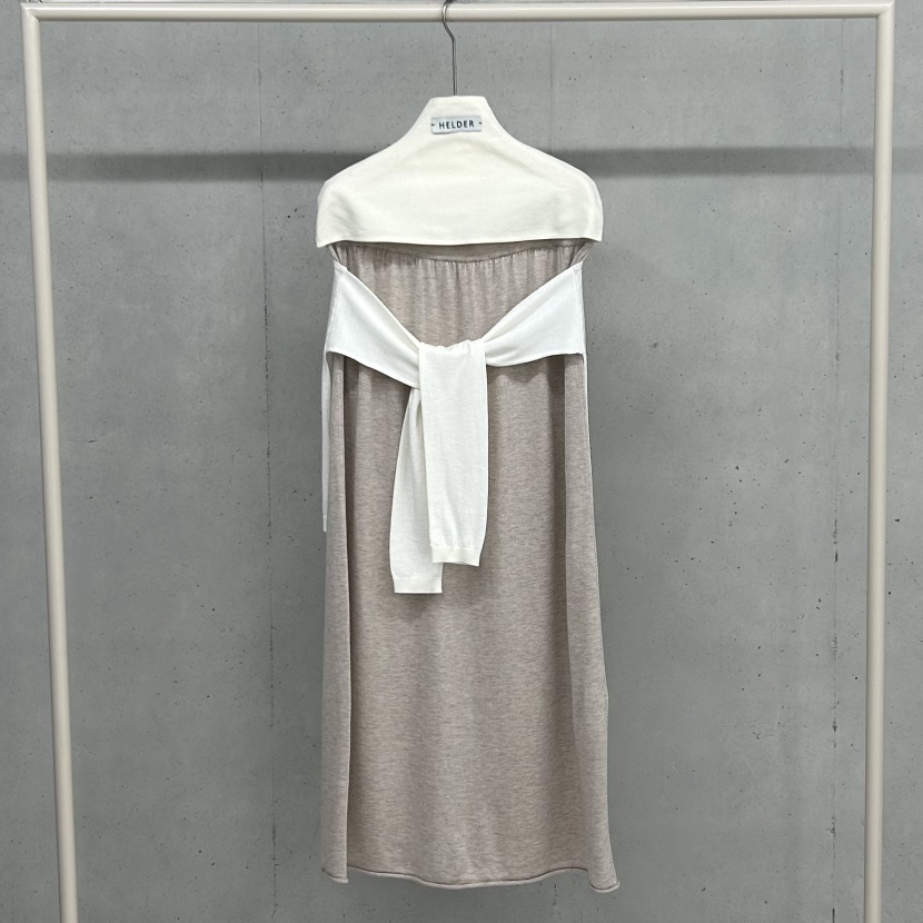 HELDER-P東大門代購女士新款推薦時尚26春夏長裙假兩件羊毛HELDER長裙圖色1