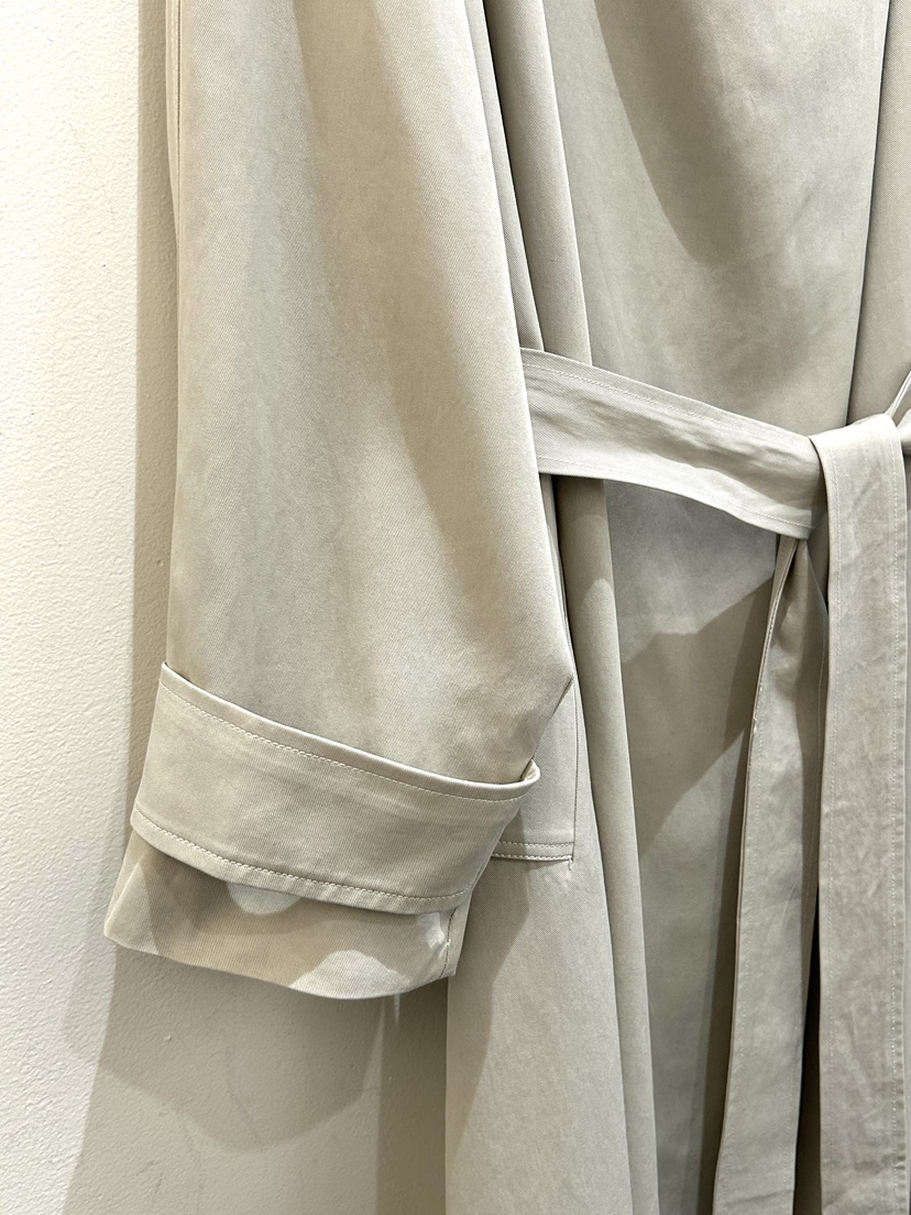 OBSESS東大門實拍女裝新品人氣真品休閑26春夏長款風衣含腰帶OBSESS/EARLY BIRD長款風衣