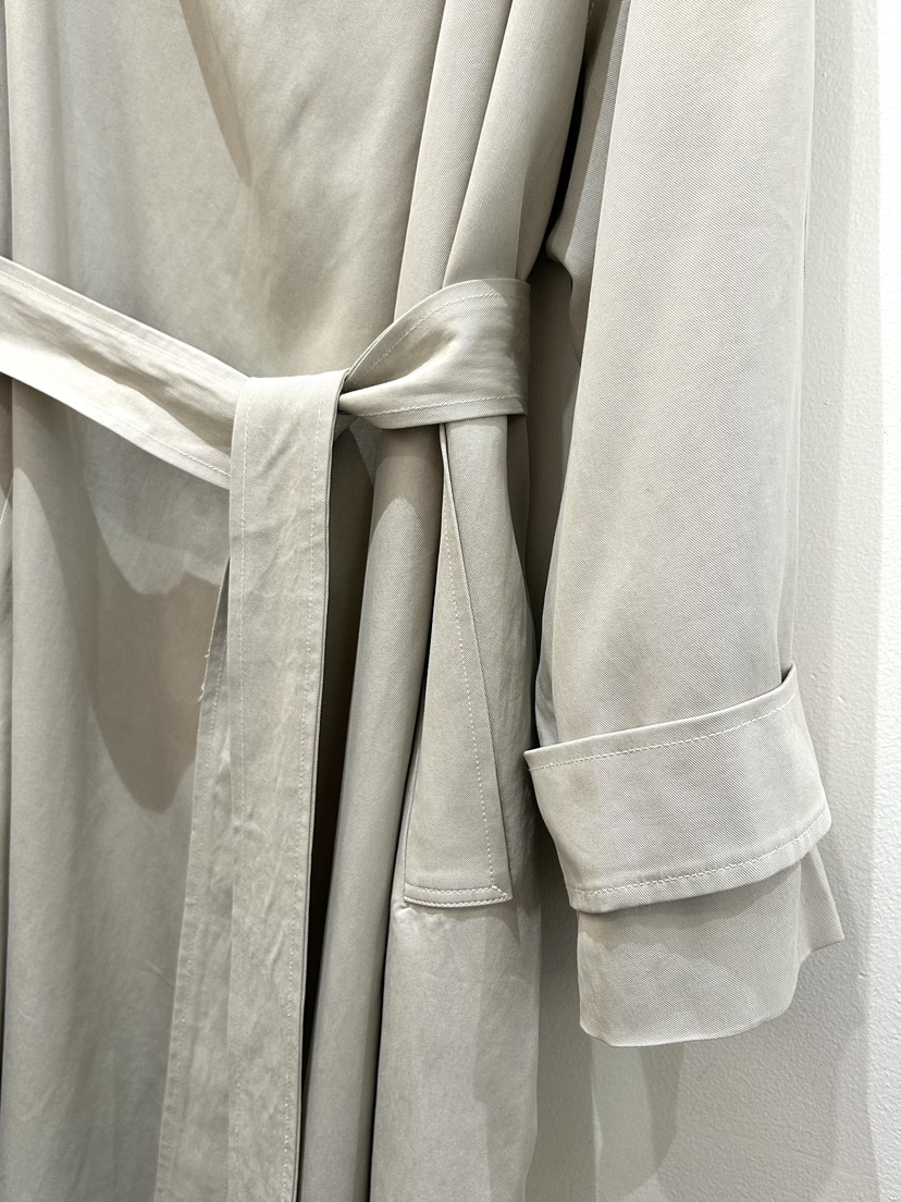 OBSESS東大門實拍女裝新品人氣真品休閑26春夏長款風衣含腰帶OBSESS/EARLY BIRD長款風衣