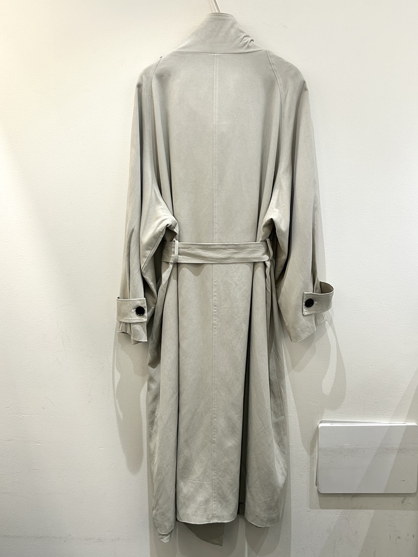 OBSESS東大門實拍女裝新品人氣真品休閑26春夏長款風衣含腰帶OBSESS/EARLY BIRD長款風衣