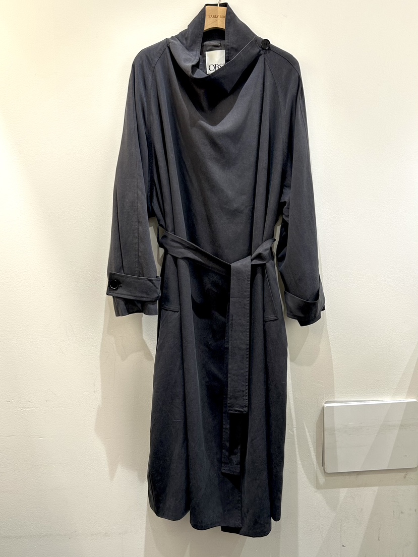 OBSESS東大門實拍女裝新品人氣真品休閑26春夏長款風衣含腰帶OBSESS/EARLY BIRD長款風衣圖色2