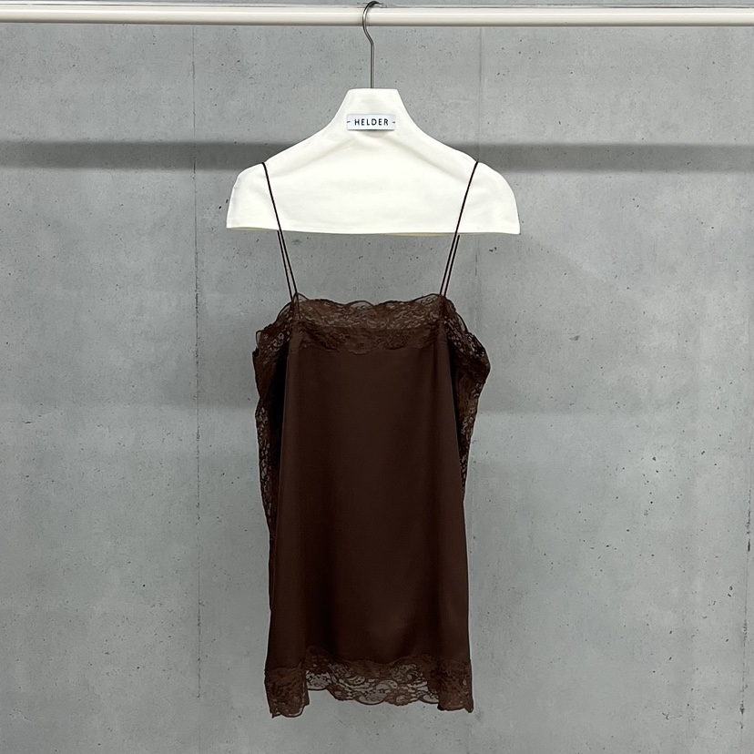 HELDER-P東大門實拍女士新品職業推薦人氣休閑連衣裙蕾絲HELDER連衣裙圖色2棕色