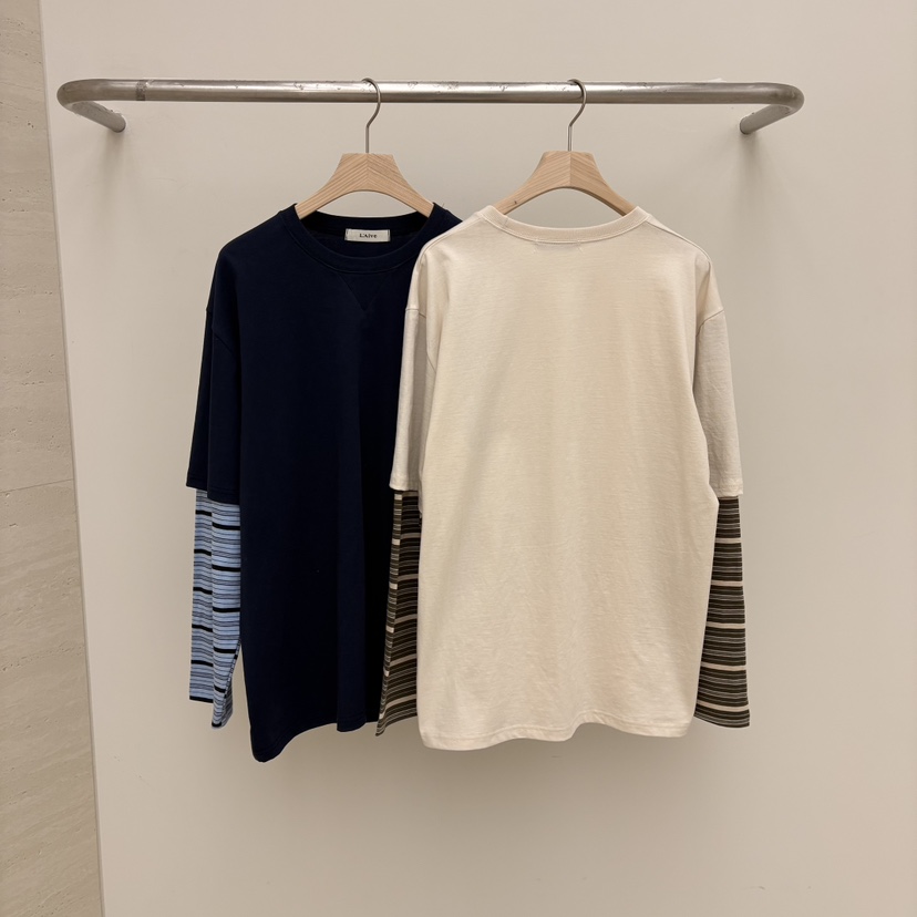 LAIVE東大門實拍女裝新品推薦職業熱賣時尚26春夏長袖T恤LAIVE長袖T恤