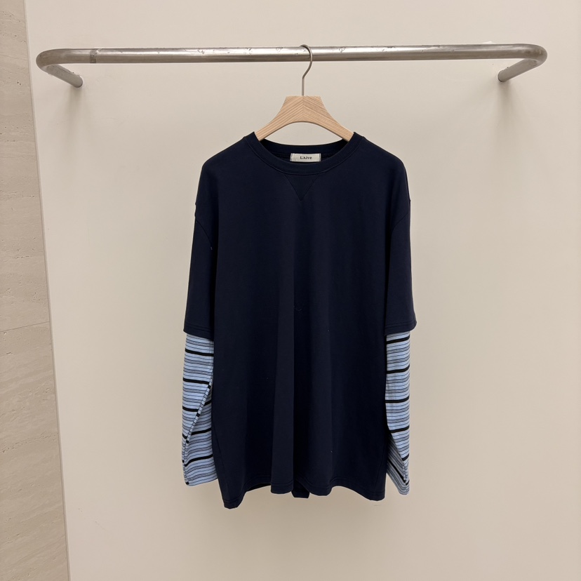 LAIVE東大門實拍女裝新品推薦職業熱賣時尚26春夏長袖T恤LAIVE長袖T恤圖色2