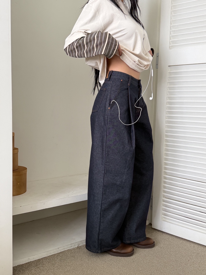 LAIVE韓國代購女士新款人氣真品推薦26春夏熱賣職業牛仔褲LAIVE牛仔褲