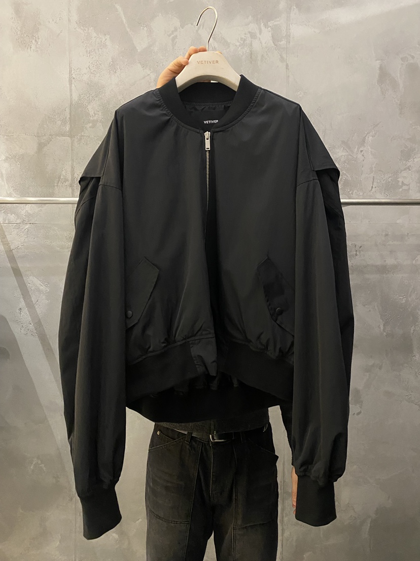 THE VETIVER-A韓國代購女士新款職業26春夏人氣熱賣夾克VETIVER夾克圖色2黑色