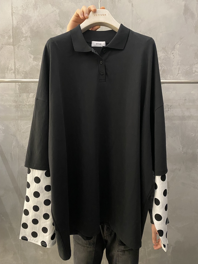 THE VETIVER-A韓國直郵女士新品真品時尚休閑職業長袖T恤VETIVER長袖T恤圖色2