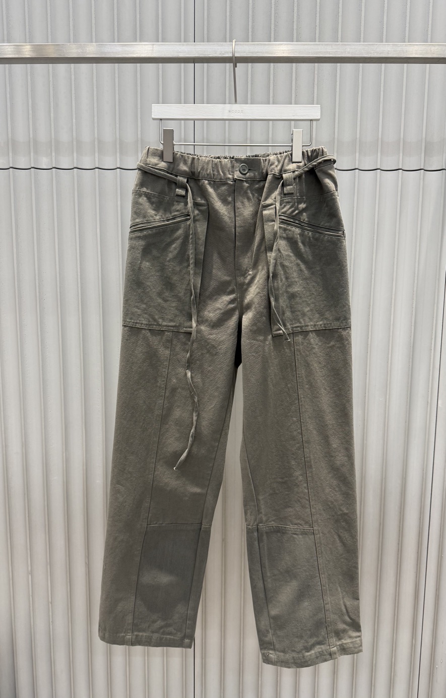 NCODE韓國直郵女士新品時尚推薦熱賣26春夏人氣休閑褲含腰繩NCODE休閑褲圖色2