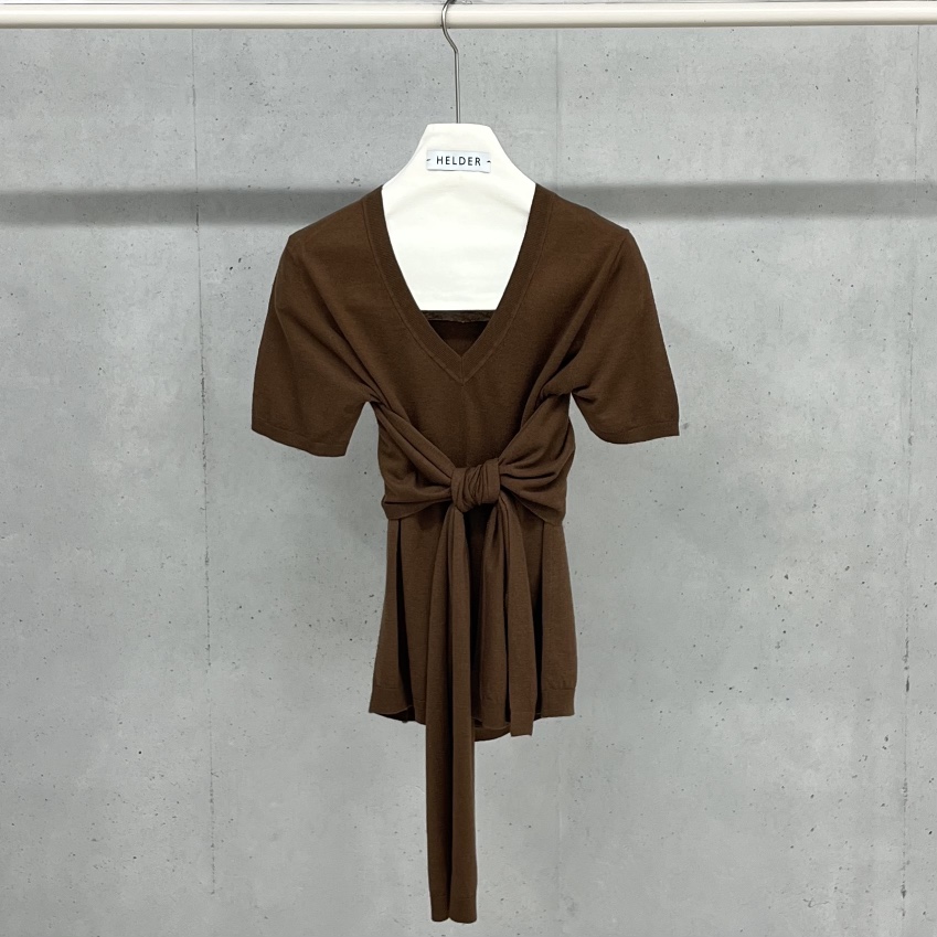 HELDER-P東大門代購女士新品職業推薦時尚人氣T恤V領羊毛HELDERT恤圖色3