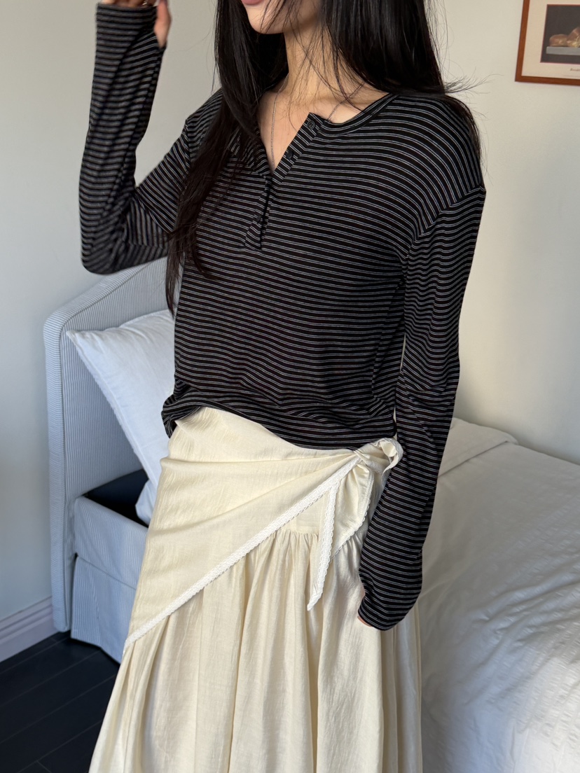 I MFACT東大門直郵女士新品時尚熱賣推薦休閑真品長袖T恤I MFACT長袖T恤