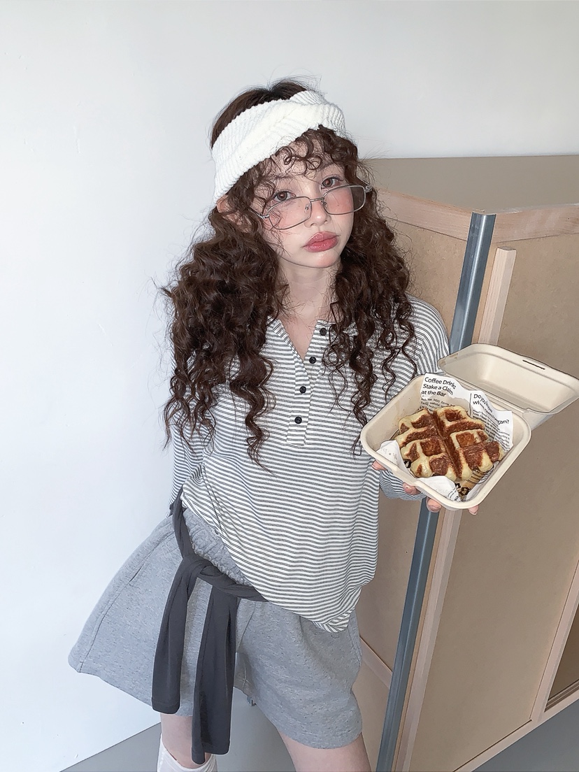 I MFACT東大門直郵女士新品時尚熱賣推薦休閑真品長袖T恤I MFACT長袖T恤