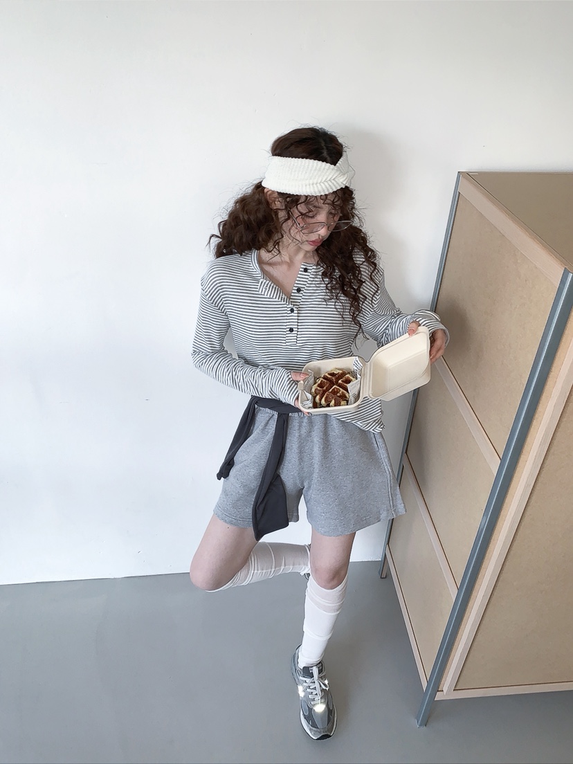 I MFACT東大門直郵女士新品時尚熱賣推薦休閑真品長袖T恤I MFACT長袖T恤