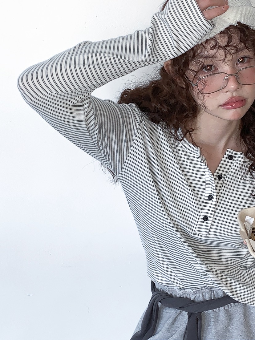 I MFACT東大門直郵女士新品時尚熱賣推薦休閑真品長袖T恤I MFACT長袖T恤