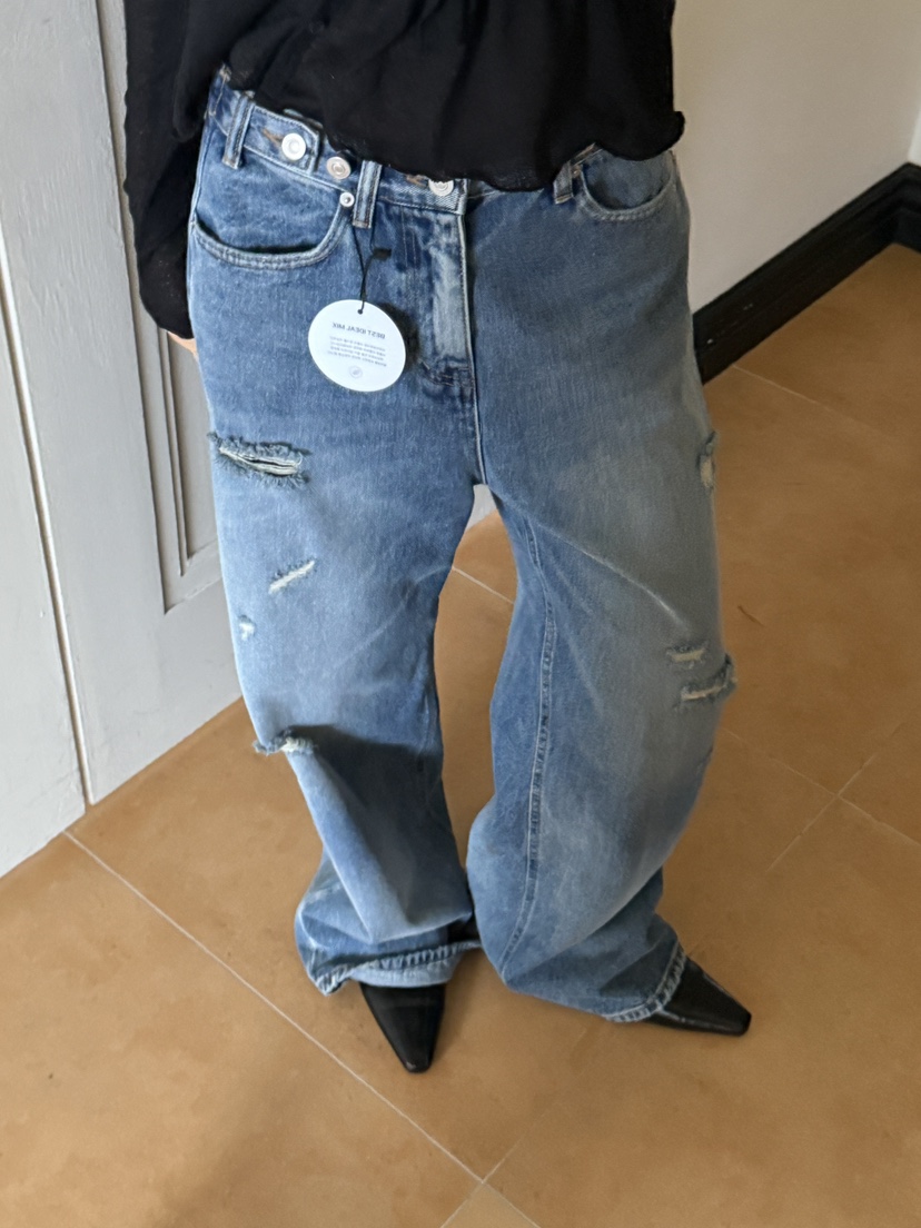 I MFACT東大門直郵女裝新品休閑時尚職業推薦真品牛仔褲I MFACT牛仔褲